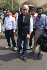 Anupam Kher snapped at airport on 9th Feb 2016